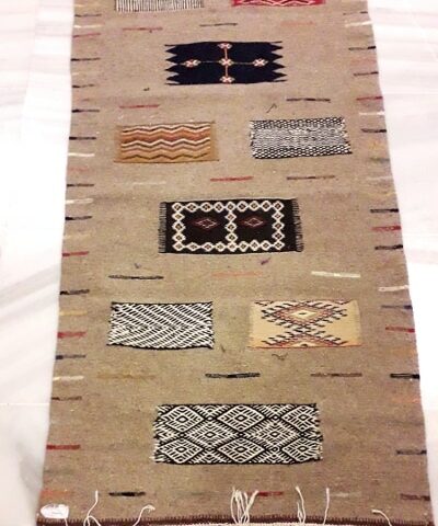 alfombra marroquí rectangular
