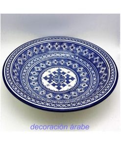 plato cerámica árabe marroquí