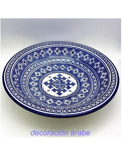 plato cerámica árabe marroquí