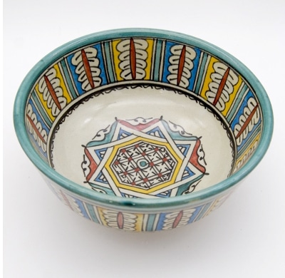 ensaladera cuendo cerámica marroquí