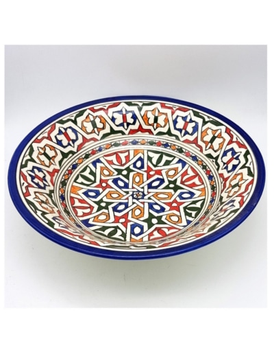 vajilla marroquí cerámica plato hondo