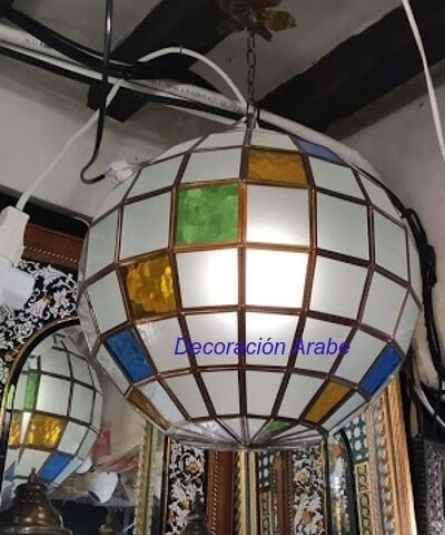 lámpara granadina colgante esfera