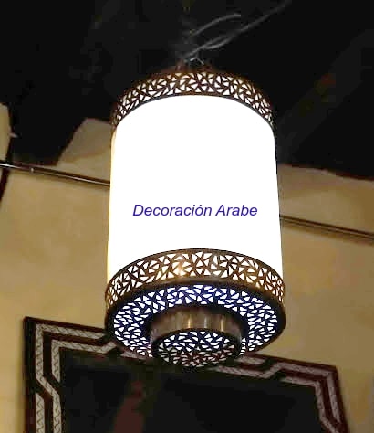 lampara colgante marroquí