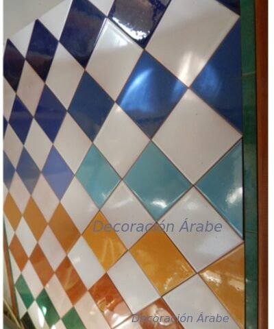 azulejo artesanal andaluz modelo Baños
