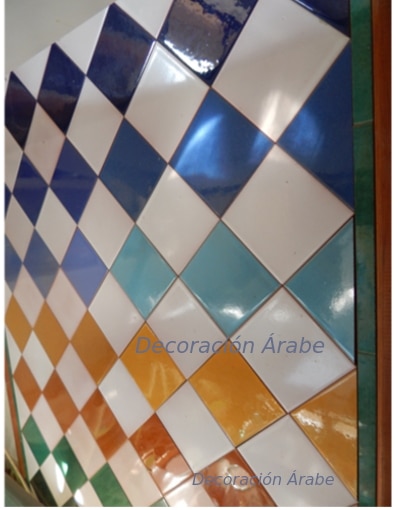 azulejo artesanal andaluz modelo Baños