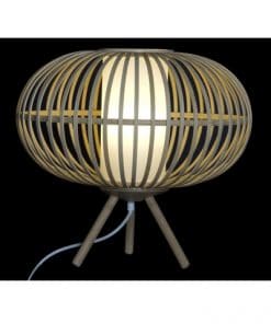 lampara de bambú rustica