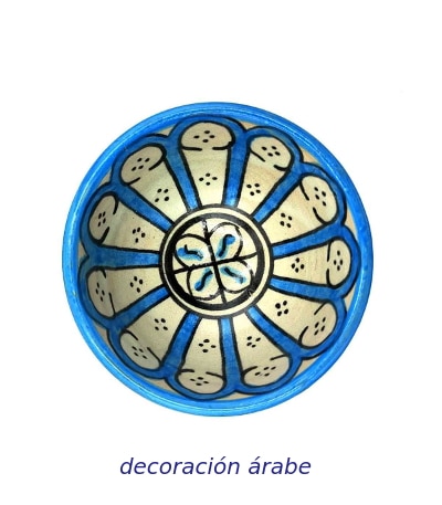 blue Moroccan ceramic bowl