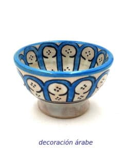 Moroccan handmade painted ceramic bowl