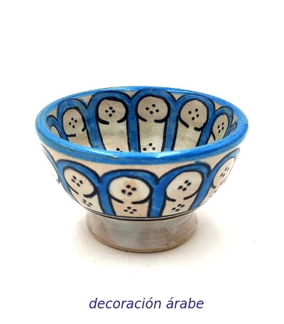 Moroccan handmade painted ceramic bowl