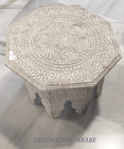 white India side table