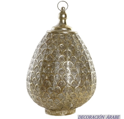 Indian gold table lamp from India model Puna