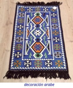 tapiz turco azul étnico