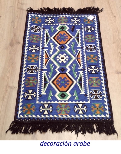 tapiz turco azul étnico