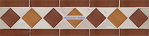cnefa de cerámica de mosaico Olambre árabe andalusí