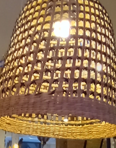 lampara bambu techo