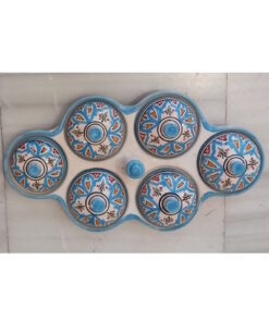 tintero cerámica marroquí decorativo