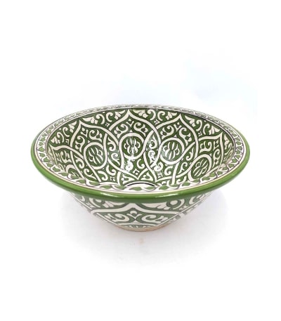 lavabo cerámica arabe artesanal