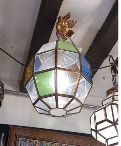 lampara granadina de techo estilo andalyz árabe alacaba