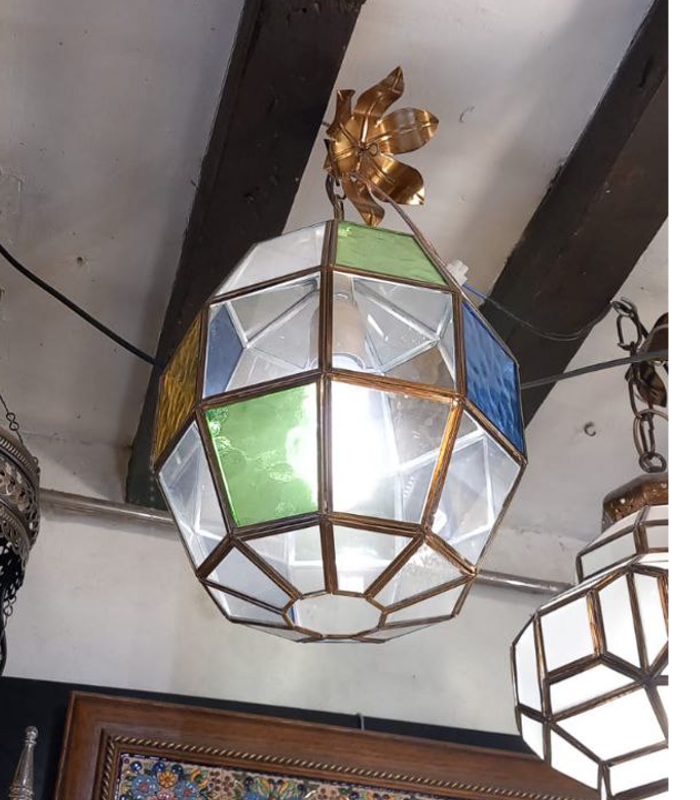 lampara granadina de techo estilo andalyz árabe alacaba