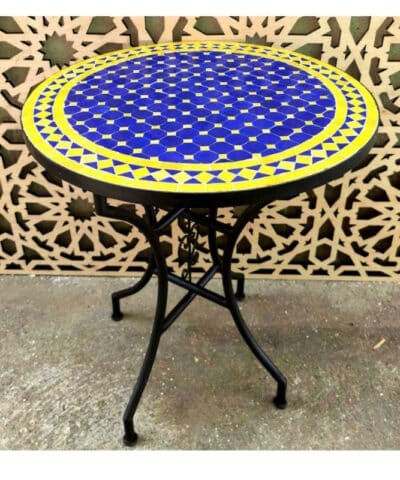 mesa exterior árabe de mosaico modelo Anfa