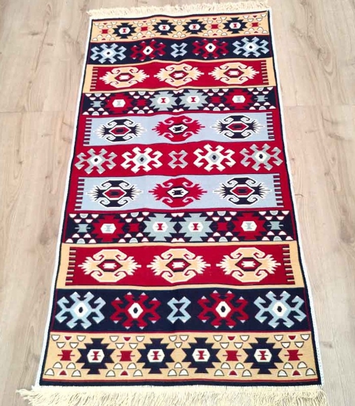 alfombra turca multicolor etnico tribal