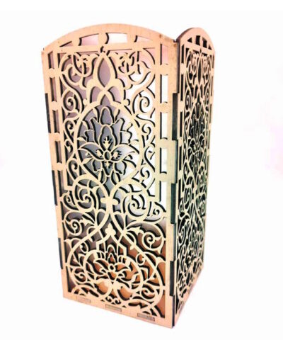 aplique plafón de celosia madera de estilo árabe