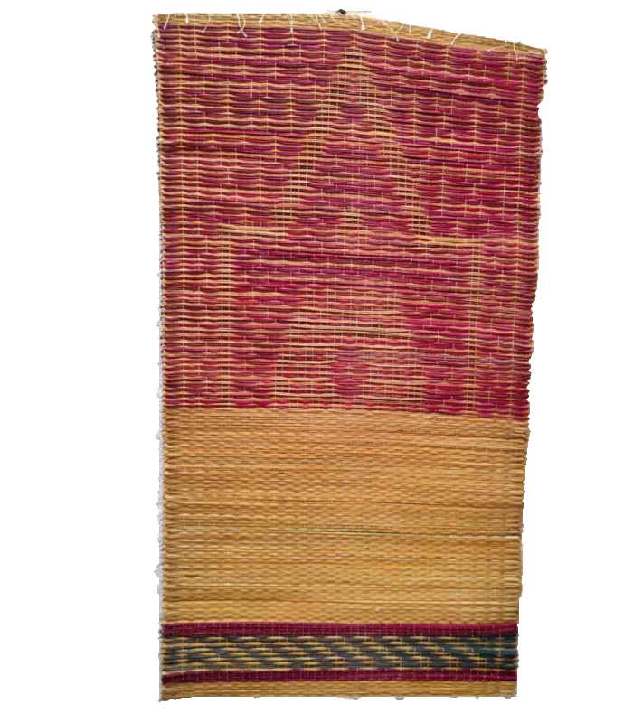 alfombra marroqui de colores tejido vegetal