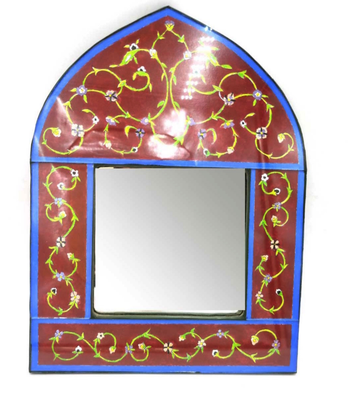 espejo marroqui cristal pintado