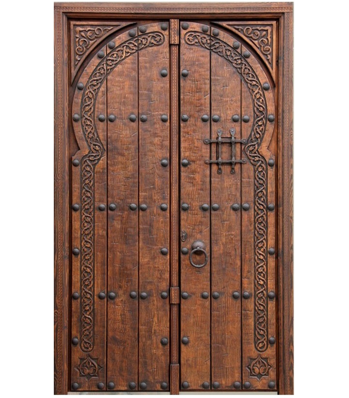 Puerta exterior de estilo árabe andaluz modelo Sultan