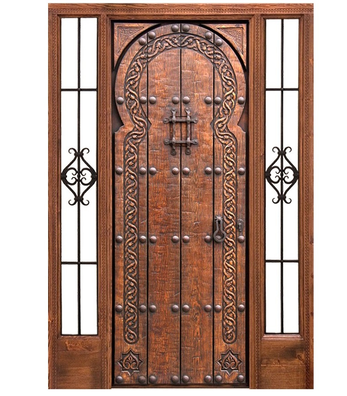 puerta exterio andaluza árabe modelo sultan J3-2F- 172 cm x 223 cm