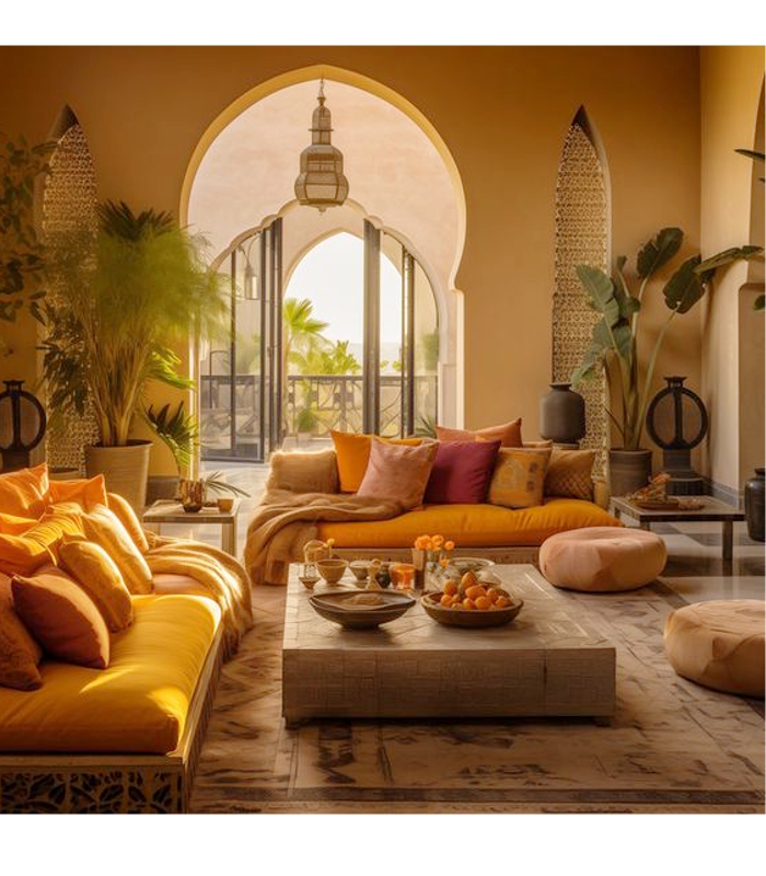 salón marroqui decoración árabe