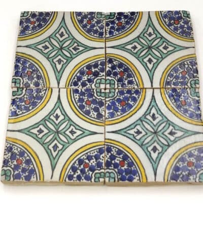 azulejo marroqui artesanal colores Safi