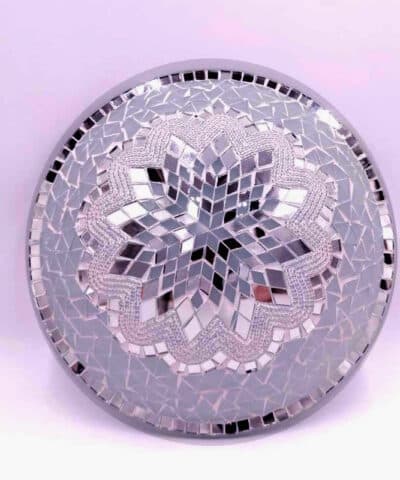 aplique turco de mosaico blanco