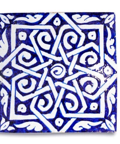 azulejo marroquí tradicional de Fez octogonal no5