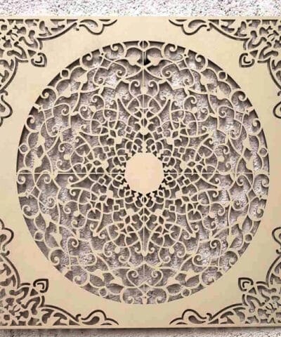 celosua de pared decorativa diseño de mandala árabe oriental