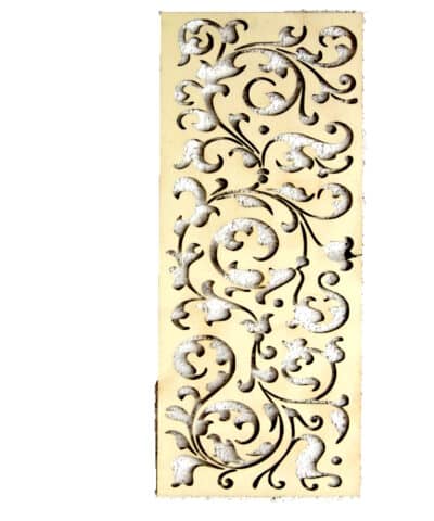 panel madera celosia floral decorativa