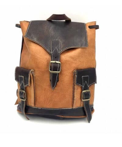 mochila piel marroqui modelo alfaguara